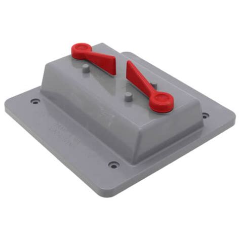 gray electrical toggle box|carlon toggle box cover.